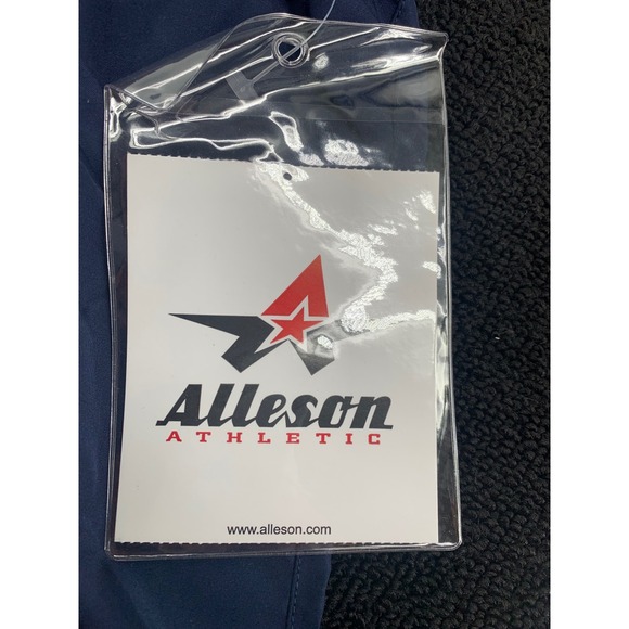 Alleson Athletic Men's Woven Track Field Shorts Navy Blue Size M - Picture 6 of 6